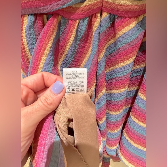 Blue Blush Multicolor Minidress, S - Picture 4 of 7